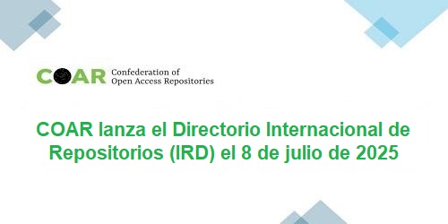 COAR lanza el Directorio Internacional de Repositorios (IRD) 