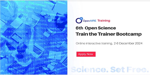 6th OpenAIRE Open Science Train-the-Trainer Bootcamp