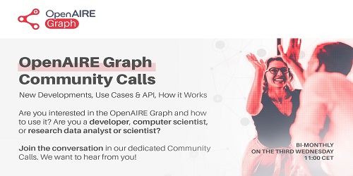 OpenAIRE Graph Community Call