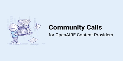 Join the 35th OpenAIRE Content Providers Community Call