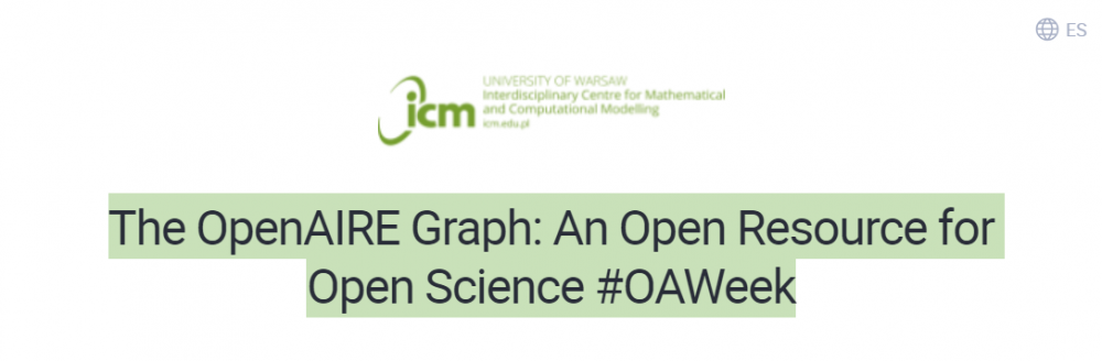 The OpenAIRE Graph: An Open Resource for Open Science #OAWeek