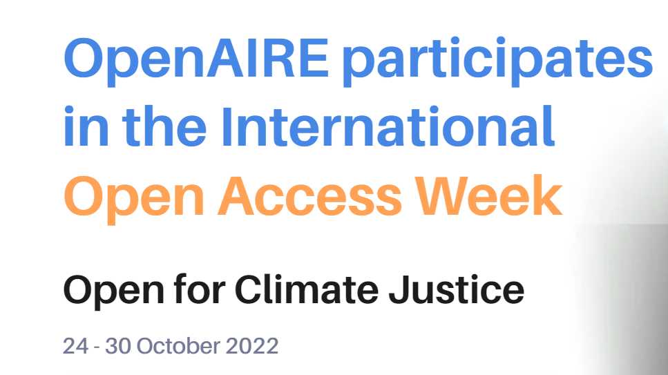 Semana del acceso abierto en OpenAire