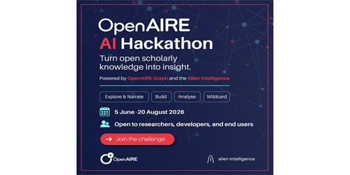 OpenAIRE y Alien Intelligence lanzan un hackatón internacional de ciencia abierta e inteligencia artificial