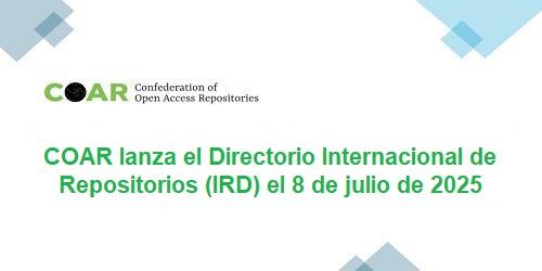 COAR COAR lanza el Directorio Internacional de Repositorios (IRD)
