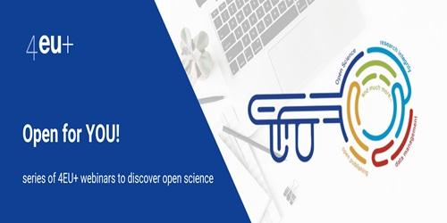 Webinars 4EU+ para descubrir la ciencia abierta 