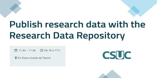 Publish research data with the Research Data Repository