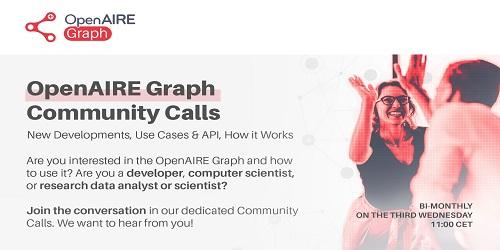 OpenAIRE Graph Community Call