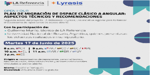 Plan de migración de DSpace clásico a angular aspectos técnicos y recomendaciones